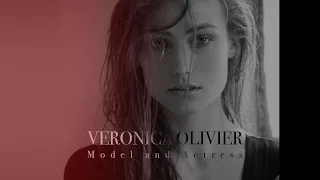 VERONICA OLIVIER shooting backstage