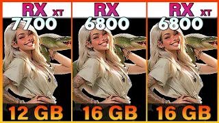 RX 7700 XT vs. RX 6800 vs. RX 6800 XT Tested in 10 Games | 1080p vs. 1440p