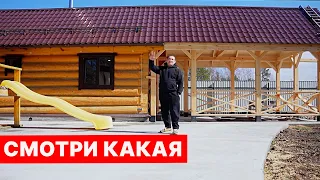 ОБЗОР БАНИ из БРЕВНА ЧЕРЕЗ 4 ГОДА.