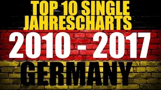 German/Deutsche Top 10 Single Jahres-Charts | 2010 - 2017 | Year-End Charts | ChartExpress