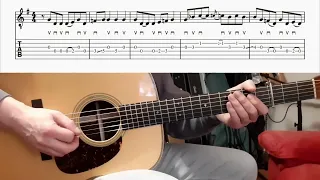 Cold On The Shoulder (Tony Rice) - Flatpicking Lesson