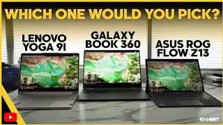 Lenovo Yoga 9i, Samsung Galaxy Book 360 & Asus ROG Flow Z13 l The Ultimate Laptop Comparison