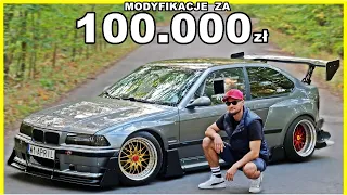 23-latek zbudował najdziwniejsze BMW e36 w Polsce!