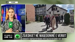 Top Channel/ Zgjedhjet në Maqedoninë e Veriut/ Kandidojnë dy shqiptarë për president