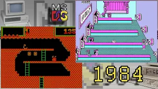 20 MS-DOS games released in 1984 - in under 5 minutes
