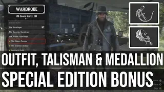 Nuevo Paraiso Outfit, Talisman & Medallion - Special Edition Bonus Content - Red Dead Redemption 2