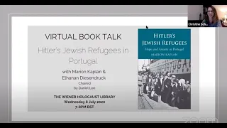 Hitler’s Jewish Refugees in Portugal: Marion Kaplan and Elhanan Diesendruck in conversation