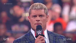 Cody Rhodes Accepts Brock Lesnar's Challenge for Night of Champions - WWE RAW 15 May 2023
