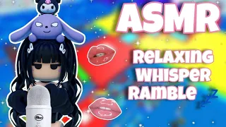 Roblox Asmr!! ~ Soft Whisper Rambles 😴 (Tingly and Relaxing!!)