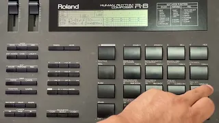 Cómo crear un ritmo en la caja de ritmos Roland r8, mk2 roland r5 programador