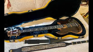 Unboxing brand new Wal Mk1 - Zircote top Bass Guitar / Calton custom case