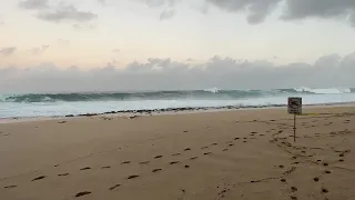 High surf on Oahu's North Shore