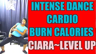 FAT BURNING DANCE CARDIO WORKOUT/CIARA LEVEL UP/AT HOME HIIT WORKOUT FOR BEGINNERS