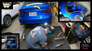 2018 Audi S3: Episode 231: Trunk Hinge Wiring + 80's Friday Night Live Exhaust Work