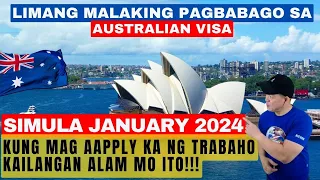 LIMANG MALAKING PAGBABAGO SA AUSTRALIAN VISA SIMULA JANUARY 2024