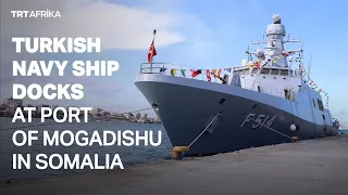 Turkish ship in Somalia