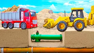 Top diy tractor making mini garage for tractors construction | diy mini sand sieve | HP Mini