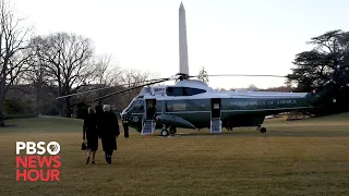 WATCH: Donald and Melania Trump depart White House for the last time on Biden’s Inauguration Day