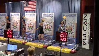 Megan Densmore - USA Nationals 2015 - 16KG snatch