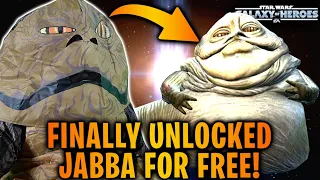 I FINALLY Unlocked Jabba the Hutt for FREE! The Greatest Free to Play EVER!