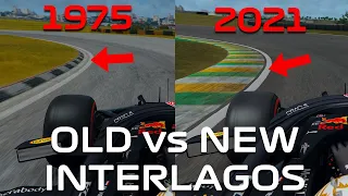 What parts of the old Interlagos circuit still exist?