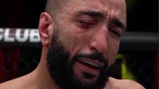 Leon Edwards VS Belal Muhammad NASTY EYE POKE FINISH