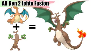 All 100 Johto Pokémon + Charizard Fusion part 2 | Drawing WORLD RECORDS | Max S