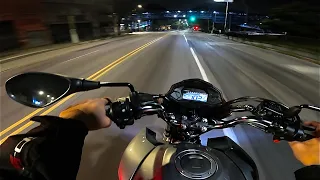 MOTOVLOG NA MADRUGADA  DE FAN 160 COM ESCAPE DORE