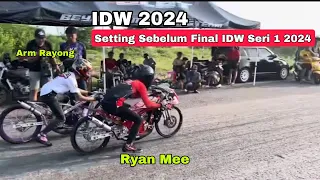 NEKAT RYAN MEE GANDENG START BARENG ARM RAYONG⁉️ FINAL SETTING IDW ROUND 1 2024‼️