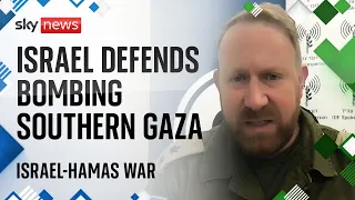 Israel-Hamas war: IDF accuses Hamas of hiding in southern Gaza