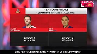2022 PBA Tour Finals Title Match Game 2 Jason Belmonte vs Dom Barrett