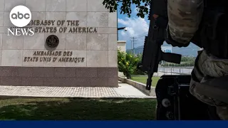 US Marines fly in forces to beef up security around US embassy in Haiti