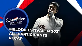 Melodifestivalen 2021 (Sweden) | All Participants | RECAP