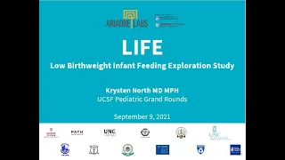 September 9, 2021- The Low birthweight Infant Feeding Exploration study in India, Malawi, & Tanzania