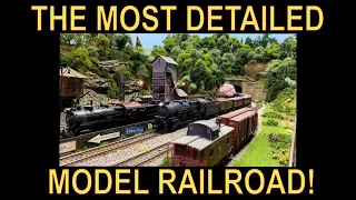 The Most Detailed Model Railroad! A Masterpiece of Craftmanship! LOOK!