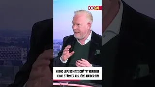 Heimo Lepuschitz schätzt Herbert Kickl stärker als Jörg Haider ein #shorts