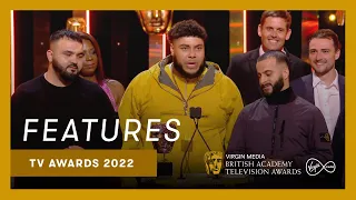 Big Zuu bigs up the whole Big Eats team in his acceptance speech | Virgin Media BAFTA TV Awards 2022