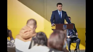 Виступ Голови ДержгеоКадастру України - Роман Лещенко. 15 жовтня 2020. Качанівка на Чернігівщині.