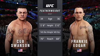 Ultra Real | EA Sports UFC 3 | Cub Swanson vs. Frankie Edgar