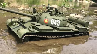 T54/55 MBT in the Mud, the Vietnam People's Army