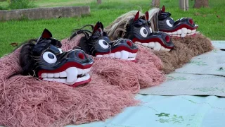 伊原間の獅子舞_石垣島（2016年）