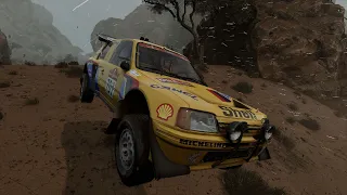 Peugeot 205 T16 Grand Raid - Ari Vatanen | Dakar Desert Rally - Gameplay [4K60FPS]