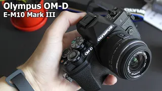 Olympus OM-D E-M10 Mark III. Overview, stabilization, 4K video, focus peaking, autofocus