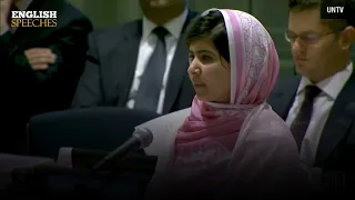 ENGLISH SPEECH / MALALA YOUSAFZAI : Education first ( with english subtitles)