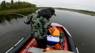 Рыбалка на реке Северная! От этой поездки мы в ШОКЕ. Часть 2...