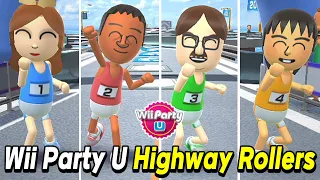 Wii Party U Highway Rollers Gameplay Daisy vs Haixiang vs Marius vs Cheng-Han | AlexGamingTV