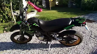 Yamaha Xt 125 X with Akrapovic walkaround & sound [ANDREA_DEBO]