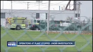 Fire at chemical plant prompts HAZ-MAT response