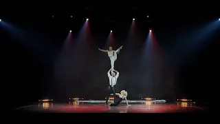 Acrobatic trio act