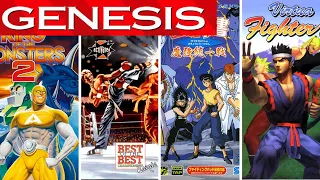 All Sega Genesis Fighting Games Complete Collection